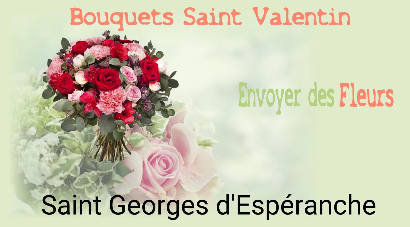 Roses de Saint-Valentin livrées à Saint-Georges-d'Espéranche
